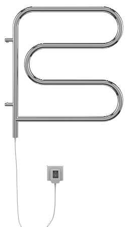 Электро 25 F-обр 600х600 поворотный Полотенцесушитель TERMINUS Ессентуки - фото 2