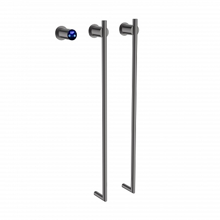 Рондо П2 350х760 электро Полотенцесушитель TERMINUS Оружейная сталь Ессентуки - фото 1