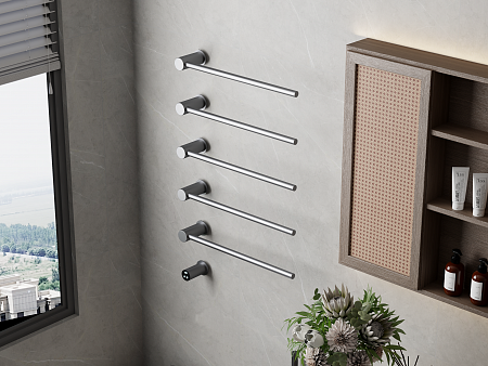 Аккорд П5 500х800 электро Полотенцесушитель TERMINUS Оружейная сталь Ессентуки - фото 5