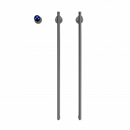 Рондо П2 350х760 электро Полотенцесушитель TERMINUS Оружейная сталь Ессентуки - фото 2