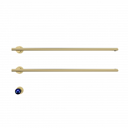 Рондо П2 350х760 электро Полотенцесушитель TERMINUS Брашированное золото Ессентуки - фото 3