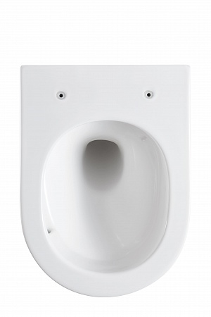 Подвесной унитаз безободковый Terminus Аврора Монолит 495х360 белый Ессентуки - фото 5