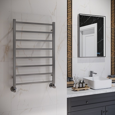 Ватикан П8 500х800 Полотенцесушитель TERMINUS Оружейная сталь Ессентуки - фото 3