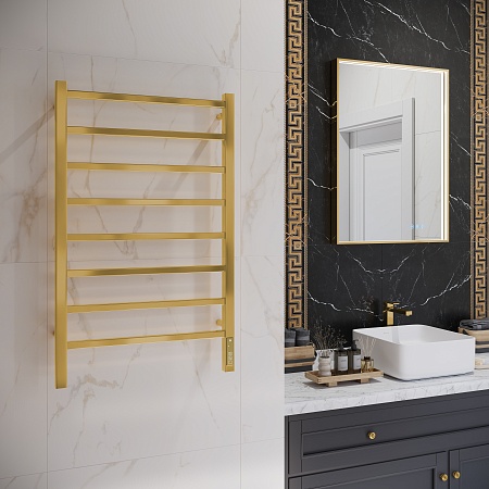 Ватикан П8 500х850 Электро Полотенцесушитель TERMINUS Брашированное золото Ессентуки - фото 3 Ватикан П8 500х850 Электро Полотенцесушитель TERMINUS Брашированное золото Ессентуки - фото 3