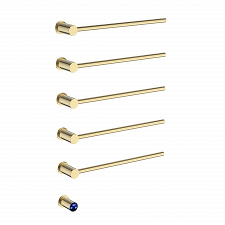 Аккорд П5 500х800 электро Полотенцесушитель TERMINUS Брашированное золото Ессентуки - фото 1