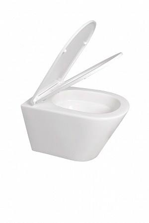 Подвесной унитаз безободковый Terminus Классик 540х365 белый Ессентуки - фото 7