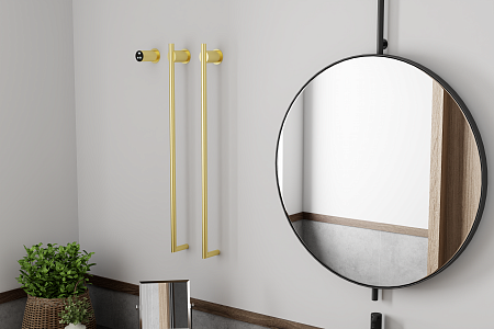 Рондо П2 350х760 электро Полотенцесушитель TERMINUS Брашированное золото Ессентуки - фото 6