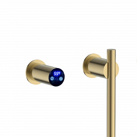 Рондо П2 350х760 электро Полотенцесушитель TERMINUS Брашированное золото Ессентуки - фото 4